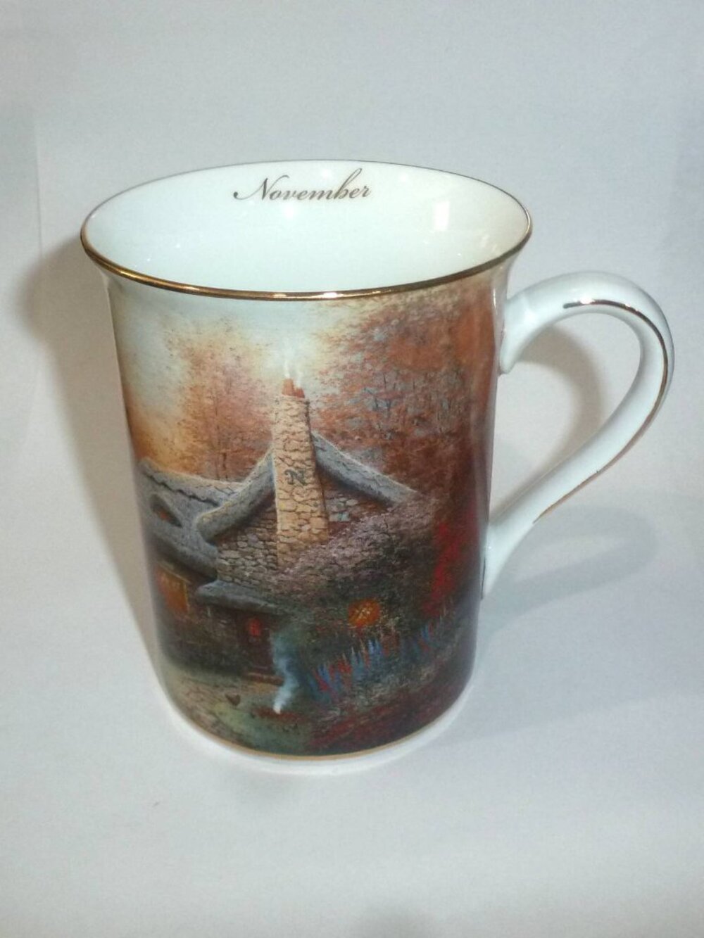 Thomas Kinkade's Joys of the Season Coffee / Mug Collection - November